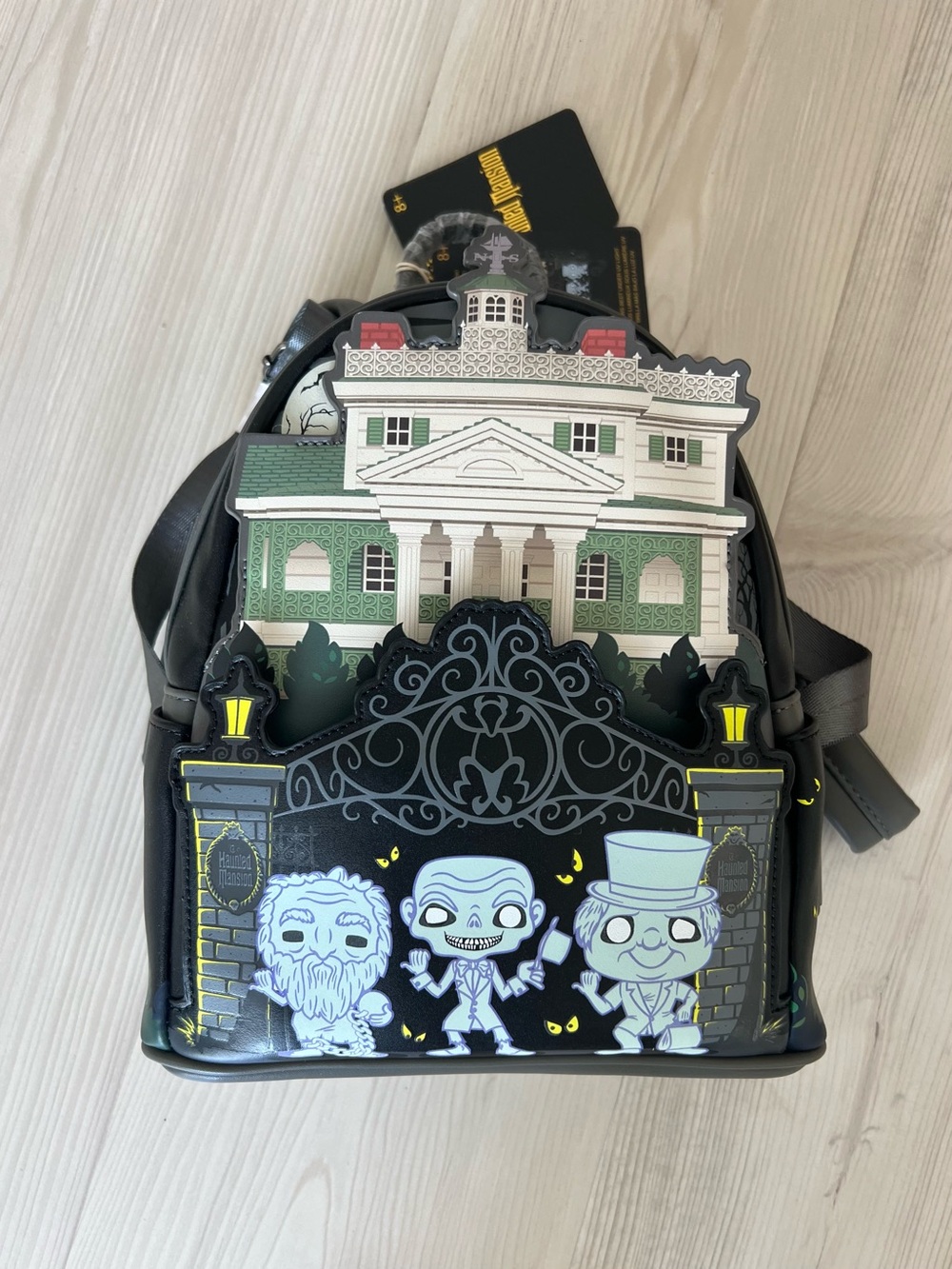 Pop! By Loungefly Haunted Mansion Hitchhiking Ghosts Glow Mini Backpack